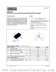 NDS355AN datasheet pdf Fairchild Semiconductor
