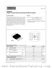 NDS8434A datasheet pdf Fairchild Semiconductor