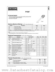 P1087 datasheet pdf Fairchild Semiconductor