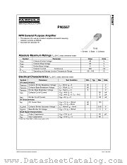 PN3567 datasheet pdf Fairchild Semiconductor