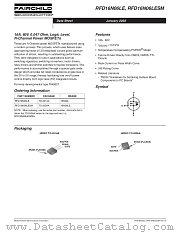 RFD16N06LESM datasheet pdf Fairchild Semiconductor