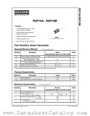 RGP10B datasheet pdf Fairchild Semiconductor