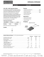 RHRG3060 datasheet pdf Fairchild Semiconductor