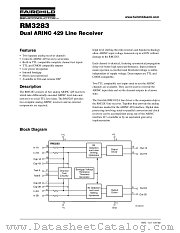 RM3283 datasheet pdf Fairchild Semiconductor