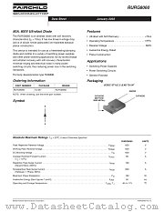 RURG8060 datasheet pdf Fairchild Semiconductor