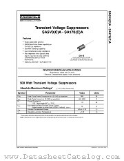 SA7V0A datasheet pdf Fairchild Semiconductor
