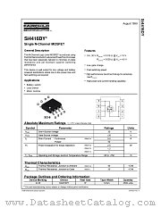 SI4416DY datasheet pdf Fairchild Semiconductor