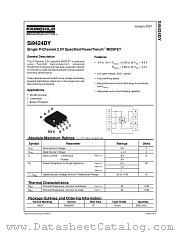 SI9424DY datasheet pdf Fairchild Semiconductor