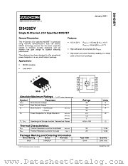 SI9426DY datasheet pdf Fairchild Semiconductor