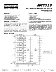 SPT7725 datasheet pdf Fairchild Semiconductor