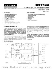 SPT7840 datasheet pdf Fairchild Semiconductor