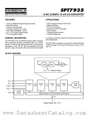 SPT7935 datasheet pdf Fairchild Semiconductor