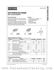 SSS10N60B datasheet pdf Fairchild Semiconductor