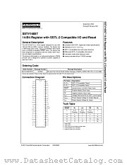 SSTV16857 datasheet pdf Fairchild Semiconductor