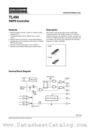 TL494 datasheet pdf Fairchild Semiconductor