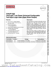 74AUP1G56 datasheet pdf Fairchild Semiconductor