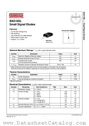 BAS16SL datasheet pdf Fairchild Semiconductor