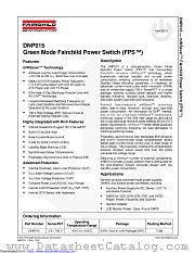 DNP015 datasheet pdf Fairchild Semiconductor