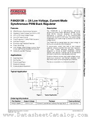 FAN2013B datasheet pdf Fairchild Semiconductor