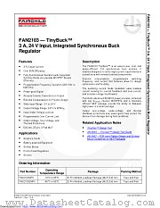 FAN2103 datasheet pdf Fairchild Semiconductor