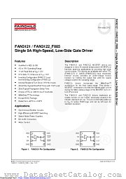 FAN3122CX datasheet pdf Fairchild Semiconductor