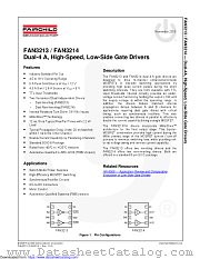 FAN3213T_F085 datasheet pdf Fairchild Semiconductor
