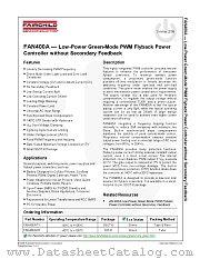 FAN400A datasheet pdf Fairchild Semiconductor