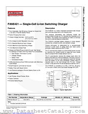 FAN5421 datasheet pdf Fairchild Semiconductor