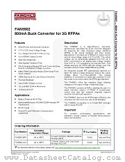 FAN5902 datasheet pdf Fairchild Semiconductor