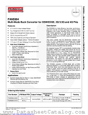 FAN5904 datasheet pdf Fairchild Semiconductor