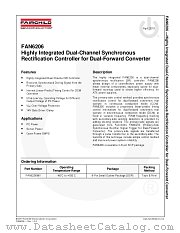 FAN6206 datasheet pdf Fairchild Semiconductor