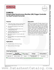 FAN6210 datasheet pdf Fairchild Semiconductor
