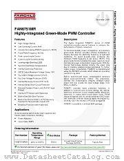 FAN6751MR datasheet pdf Fairchild Semiconductor