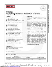 FAN6753 datasheet pdf Fairchild Semiconductor