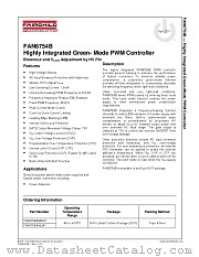 FAN6754B datasheet pdf Fairchild Semiconductor