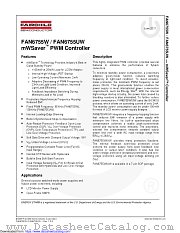 FAN6755U datasheet pdf Fairchild Semiconductor
