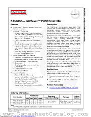 FAN6756 datasheet pdf Fairchild Semiconductor