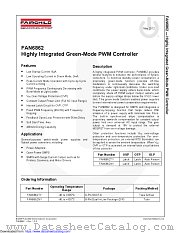 FAN6862 datasheet pdf Fairchild Semiconductor