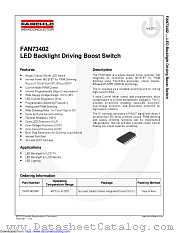 FAN73402 datasheet pdf Fairchild Semiconductor