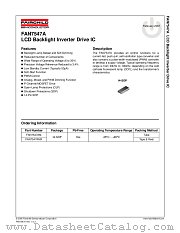 FAN7547A datasheet pdf Fairchild Semiconductor