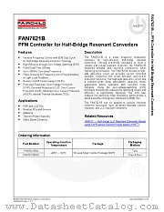 FAN7621B datasheet pdf Fairchild Semiconductor