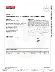 FAN7710 datasheet pdf Fairchild Semiconductor