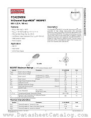 FCA22N60N datasheet pdf Fairchild Semiconductor