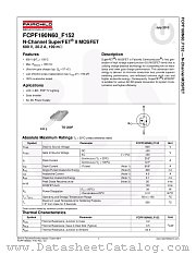 FCPF190N60_F152 datasheet pdf Fairchild Semiconductor