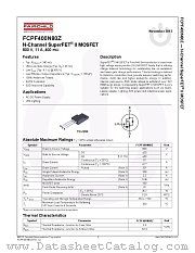 FCPF400N80Z datasheet pdf Fairchild Semiconductor