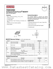 FDB039N06 datasheet pdf Fairchild Semiconductor
