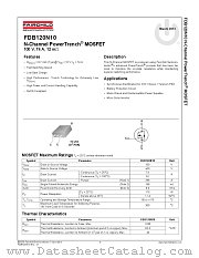 FDB120N10 datasheet pdf Fairchild Semiconductor