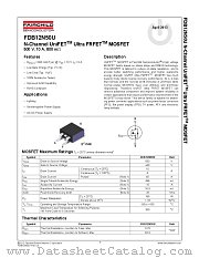 FDB12N50U datasheet pdf Fairchild Semiconductor