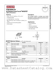FDB390N15A datasheet pdf Fairchild Semiconductor