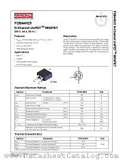 FDB44N25 datasheet pdf Fairchild Semiconductor